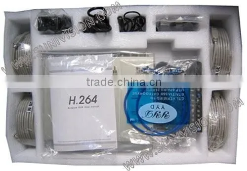 2016 HOT 4ch DVR Kit CCTV DVR System Security Camera Kit photo-4