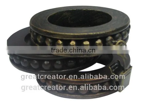Great Creator Decorative Resin Curtain Rings W/Eyelets and Clips for Different Sizes of Wooden Curtain Rods / Poles photo-2