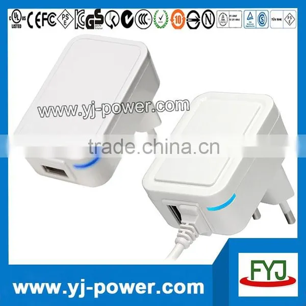 Portable Usb Charger 5V 2.1A With eu Plug us Plug uk Plug photo-3