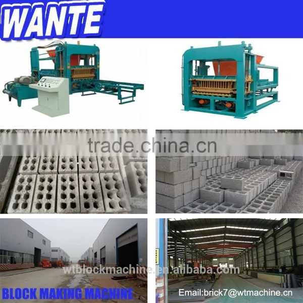 WT4-15C Block Cement Brick Making Machine Business Opportunity photo-4