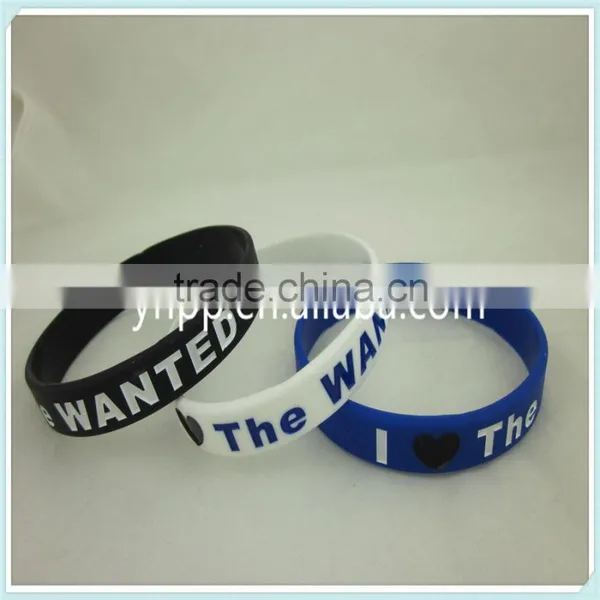 Bulk Cheap Promotional Silicone Wristband Bracelet, Debossed Logo photo-6