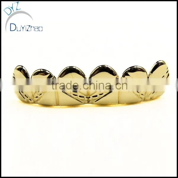 14k Gold Plated Best Grillz Top Upper Top Teeth Hip Hop Grills