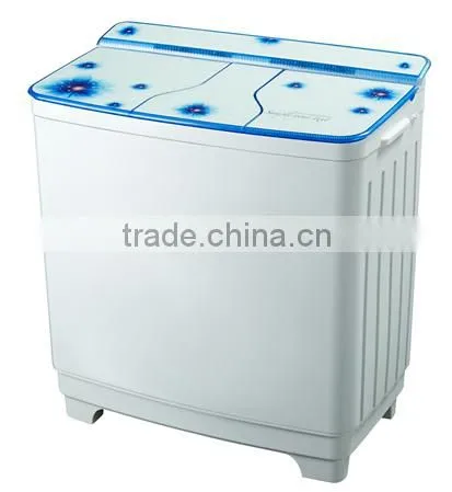 11KG Portable Plastic Top Cover /glass Lid of 3 Tub Semi Auto Washing Machine photo-2