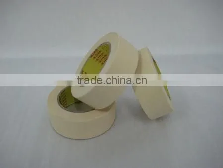 High Quality Crepe Paper Adhesive Tape /Crepe Adhesive Tape /Crepe Kraft Paper Adhesive Tape / Paper Masking Adhesive Tape photo-3