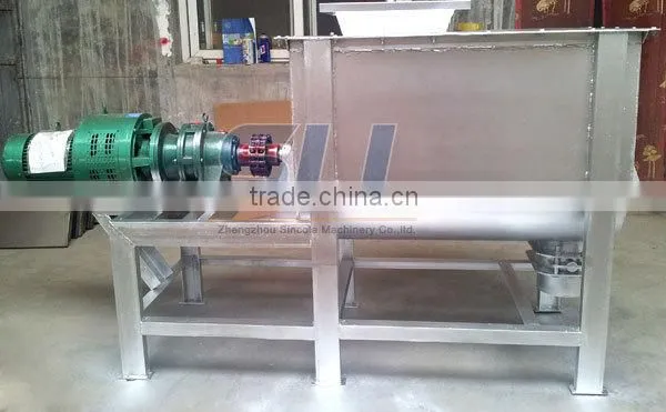Horizontal putty coating lacquer putty mixer