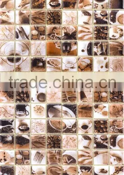EMBOSS Crystal Glass Mosaic Tile 300*600mm Kitchen Bathroom Tile photo-3