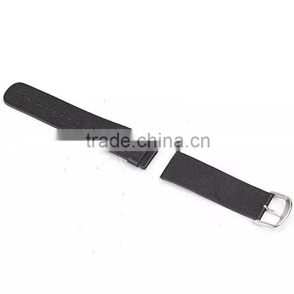 Black Colour Real Leather Watch Band for Iphone Watch photo-5