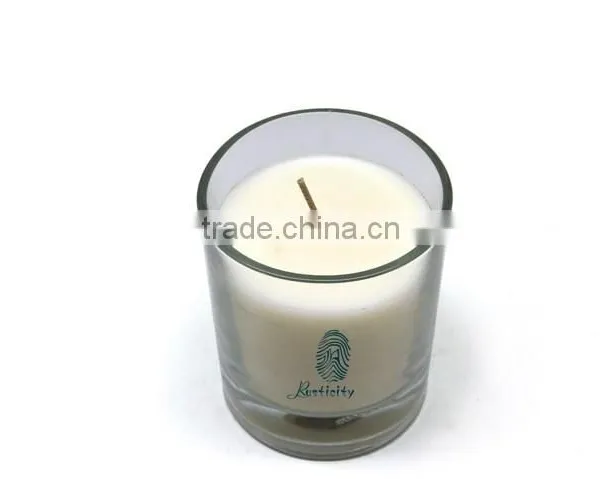 Bath Gift Set With Glass Cup Wax With Scents Candles photo-3