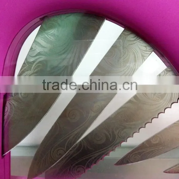 5pcs Kitchen Knife With Display Stand photo-2