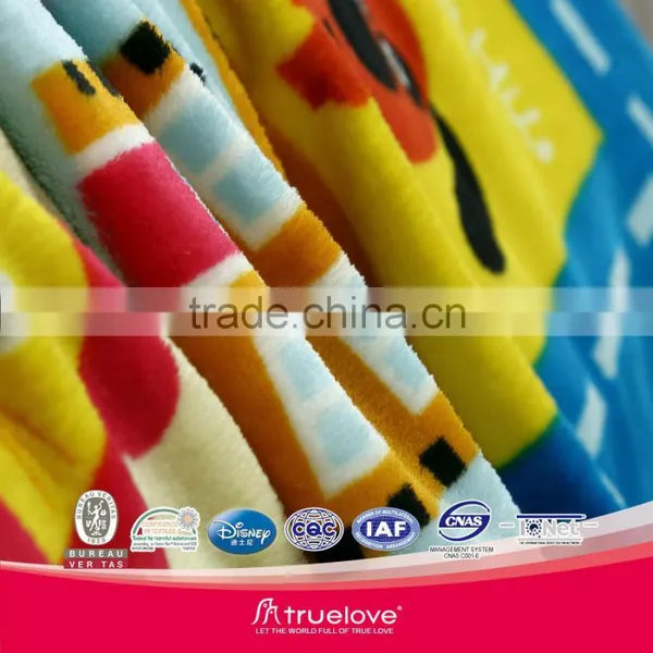 Fashion New Design Flannel Blanket Flower Pattern Printed photo-3