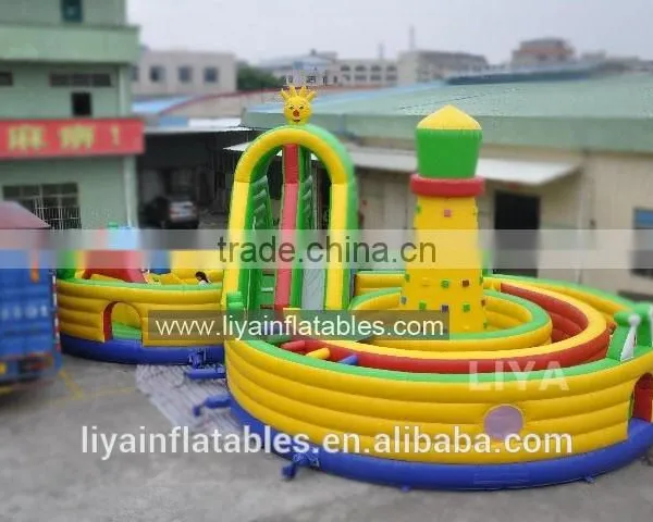 Giant Inflatable Amusement Park, Commercial Inflatable Fun City, Outdoor Kids Inflatable Playground photo-2