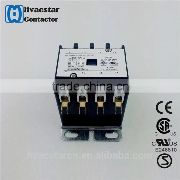 AC Contactor SA-4P-30A-277VAC With UL Certificate for Furnas Contactor photo-2