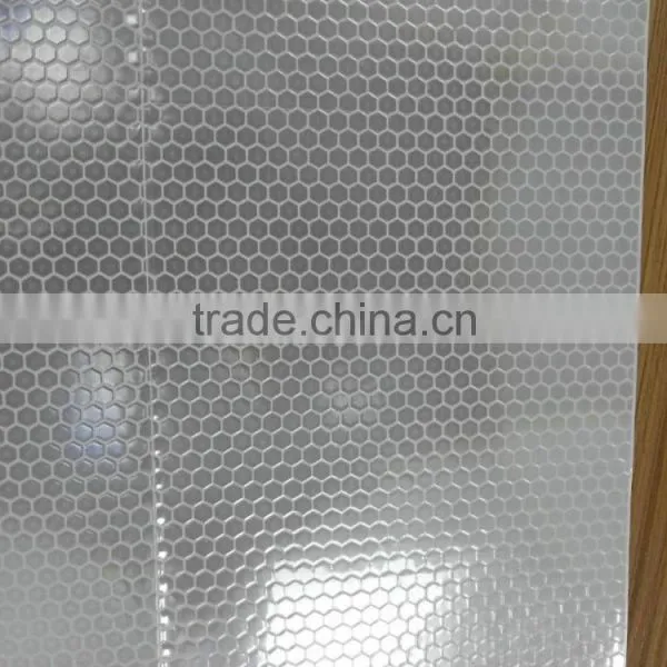 Crystal Lattice Self Adhesive PVC Lettering Reflective Vinyl Film For Advertismen Printing