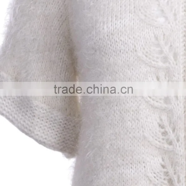 Fluffy Knitted Dressy Blouse for Women Turkish Knitwear Manufacturer in Turkey Ladies Women Sweater Pullover Cardigan Producer photo-4