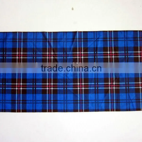 Plaid Seamless Bandana