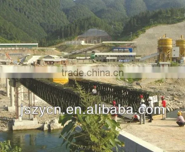 Temporary Steel Bridge Erecting