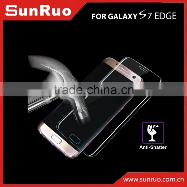 For S7 Edge Tempered Glass Screen Protector, Clear 3D Curved Full Cover Glass for s7 Edge photo-2