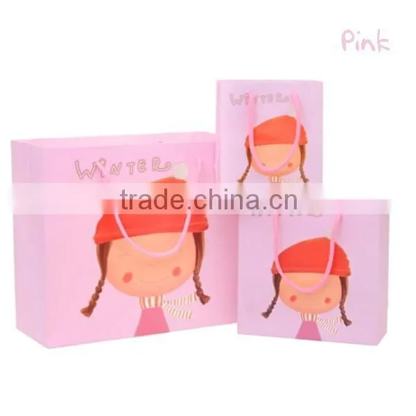 Various Cartoon Girl Figure Gift Paper Bag photo-3