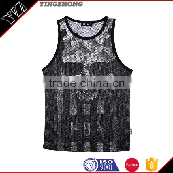 Custom Sports Running Dri Fit Sublimated Vest Wholesale photo-5
