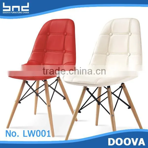 Plywood Inside Wood Dine Chair With Leather photo-3