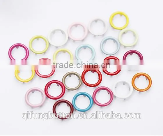 All Kinds of Color Decoration and Brass Metal Type Ring Snaps Button Sprong Snap Button