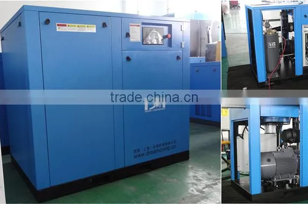 30KW Oil Lubricated Industrial Electric Rotary Screw Type Air Compressor photo-2