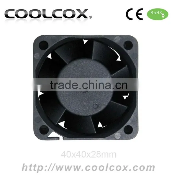 CoolCox 40x40x28mm DC Axial Fan 40mm,4028 5V/12V/24V Exhaust Fan,dc Brushless Fan 12v,dc 24v Brushless Fan