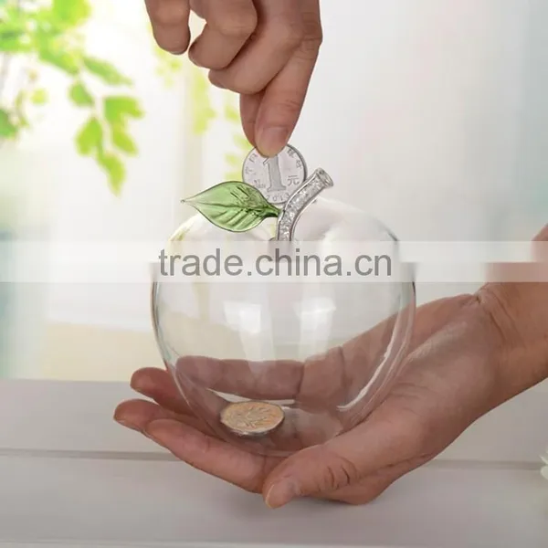 Cute Coin Bank Clear Glass Piggy Bank photo-5