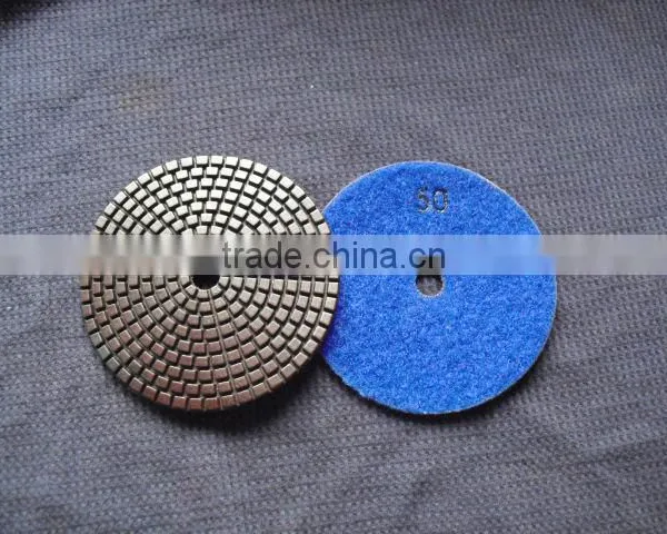 4" Diamond Copper Polishing Pads photo-2