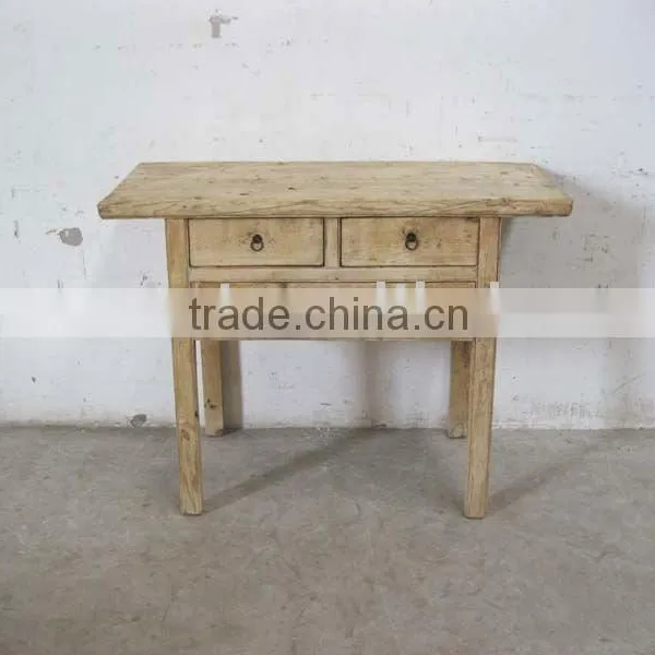 2 Drawers Shangdong Old Side Table