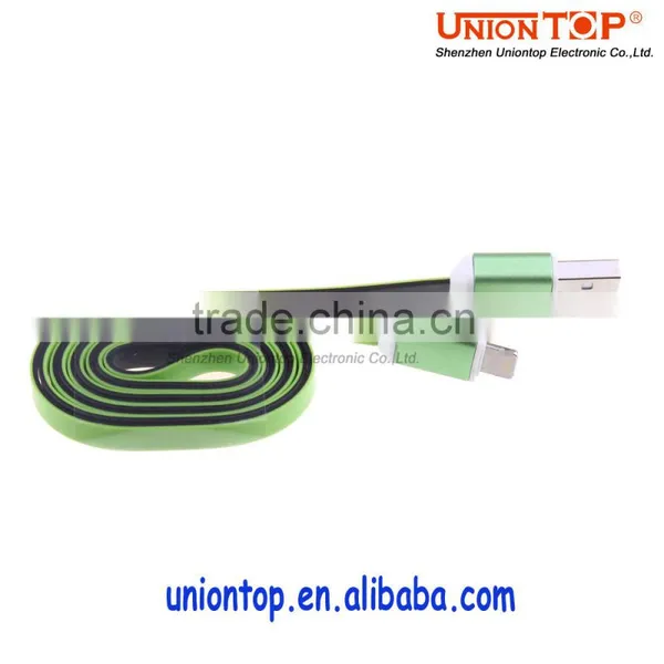 Wholesale Fast Charging Noodle Flat 24awg Micro Usb Cable for Samsung Made in China photo-5