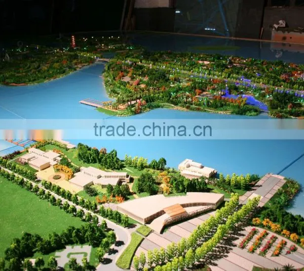Sea Island Planning Miniature Scale Building Model photo-2
