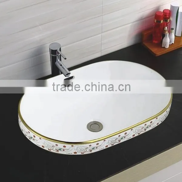 Cheap Price Classic Flower Luxury Color Cheap Wash Basin photo-3