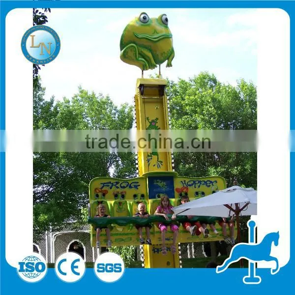 Attractive Frog Hopper Ride!!! Fairground Attraction Amusement Park Kids Games Jumping Frog for Sale photo-4