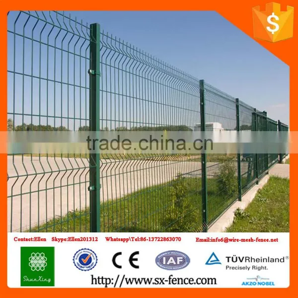 High Quality Green Color Garden Fencing Design Iron Fence With ISO9001 photo-6