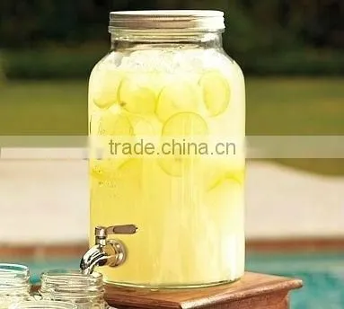Huge Glass Mason Jar With a Tap photo-2