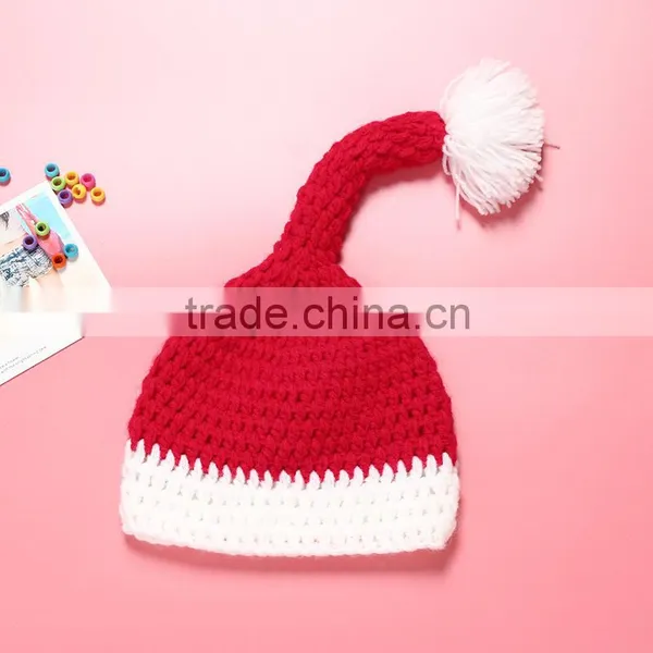 Hot Sale Knitted Christmas Hat Crochet Baby Beanie Hats photo-2