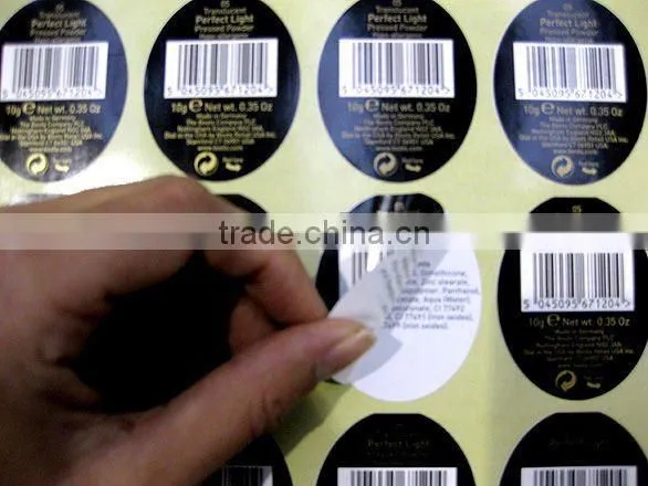 Customized Waterproof &UV Resistant Label