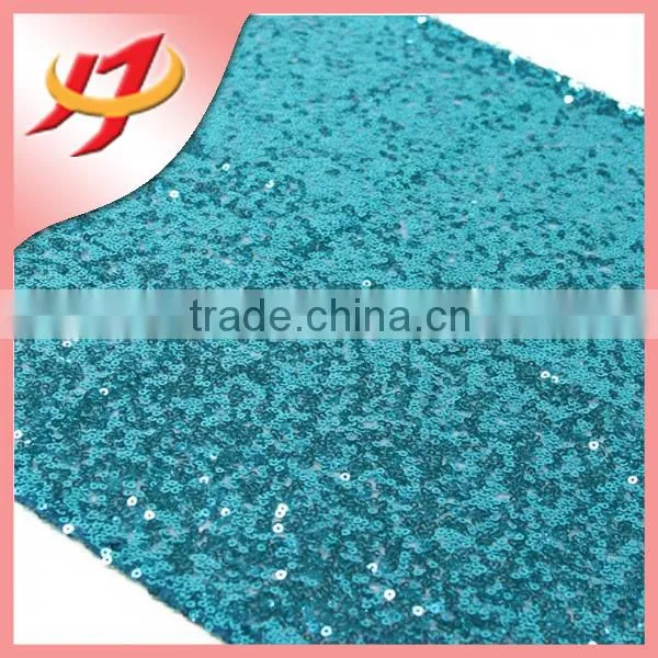 Fancy Luxury Silver Sequin Laser Cut Felt Table Runner for Square Tables photo-3