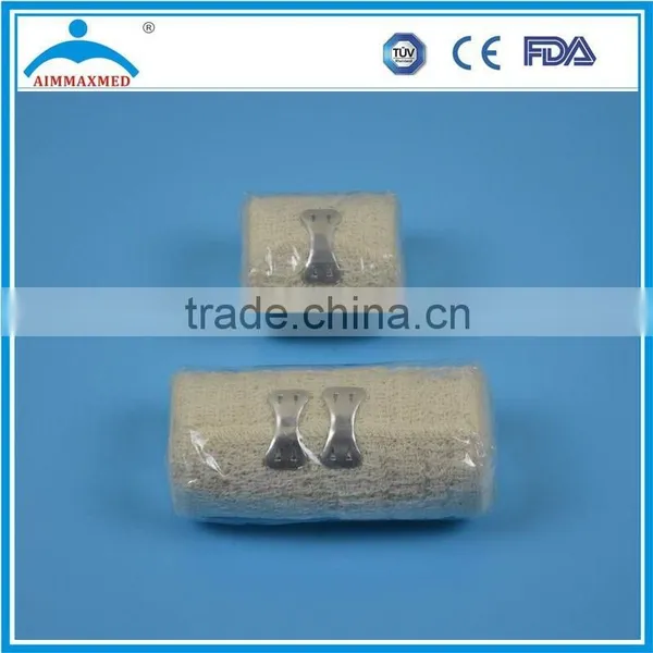 Medical Colored Cotton Elastic Crepe Bandage photo-3