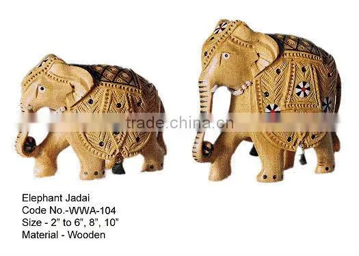 Wooden-elephant Statue/carved Wooden Elephant Statue/antique Wooden Statue