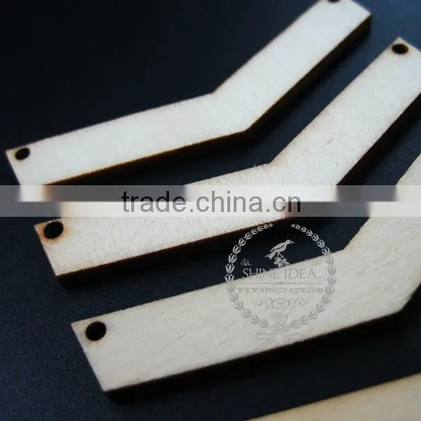60*10mm Natural Wood Log Boomerang Charm Pendant Charm DIY Painting Charm Supplies 1800154 photo-3