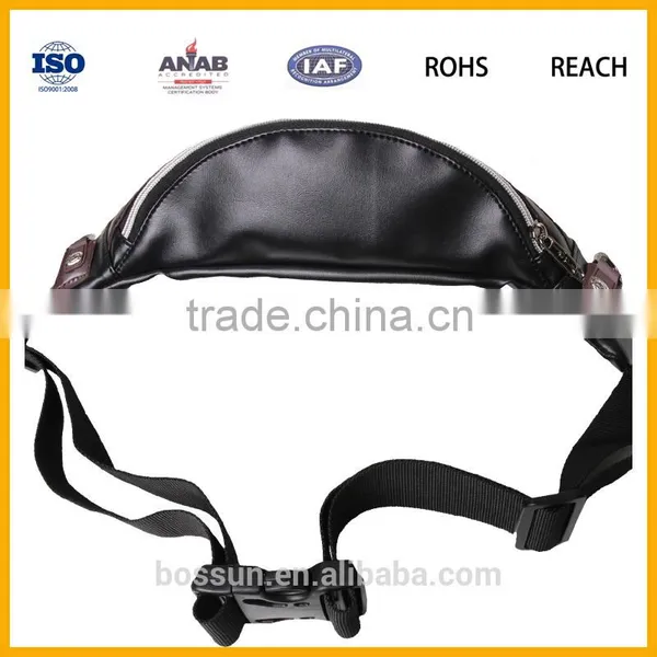 Manufacturing Man Made Leather Waist Bag, Leather Belt Bag photo-5
