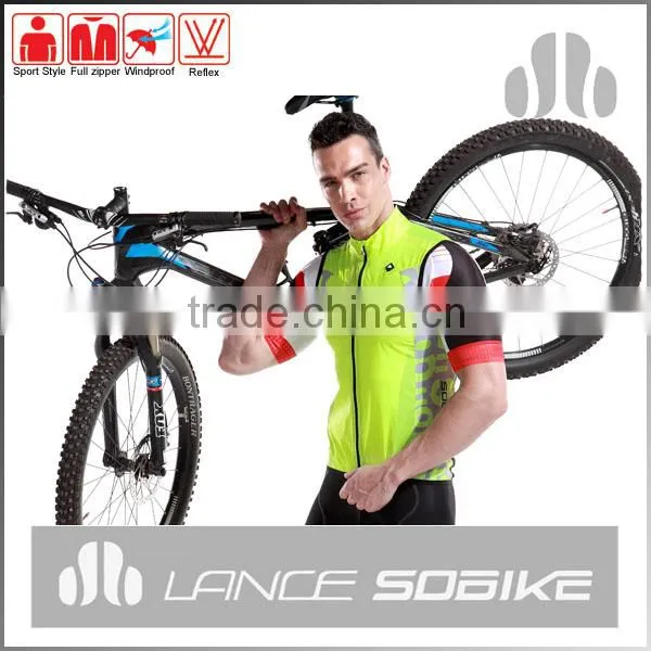 cycling wear convenient custom logo windproof cycling vest