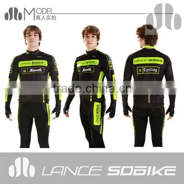 Full Sleeve Soft Shell Solid Cutting Cycle Friendly Cut High Visibility Light Weight Men Cycling