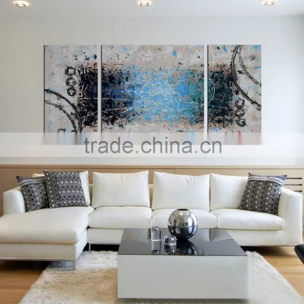 100%Hand-Painted Art Abastract Oil Painting photo-3