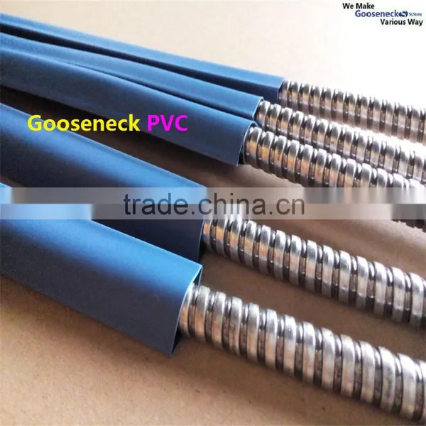 Flexible Gooseneck Metal Tube Appearance Can Be Riotous With Colour PVC.