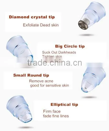 NV-110.3 in 1 Skin Beauty Microdermabrasion Tips Facial Diamond Peeling Machine photo-4