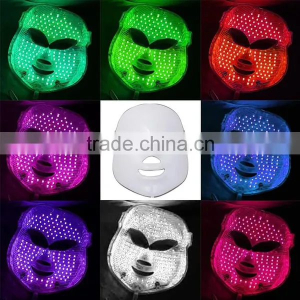 FDA Face Beauty Machine Led Light Therapy Face Mask 7 Colors Skin Rejuvenation LED Facial Mask photo-5