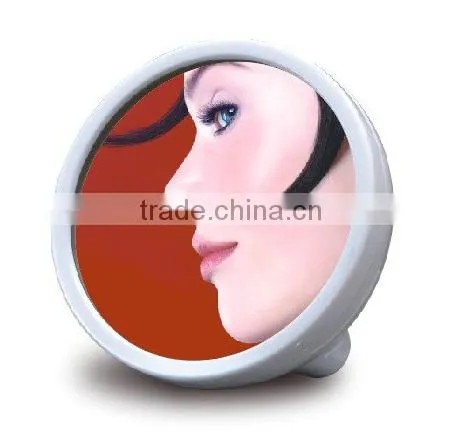 Digital LED Beauty Mirror Alarm Clock Time Display photo-3
